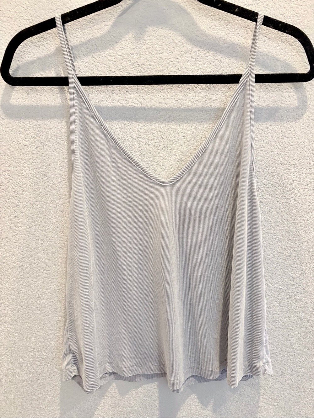 Women's Light Gray V-Neck Sleep Cami